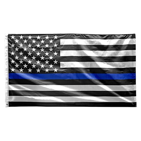 3' x 5' Thin Blue Line American Flag (Police)