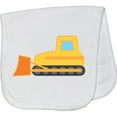 thumbnail image 2 of Inktastic Bulldozer Construction Truck Baby Burp Cloth, 2 of 3