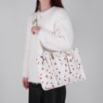 thumbnail image 3 of Bolso Mano Pequeño Wdftyju con Múltiples Bolsillos y Gran Capacidad con Cerezas Frescas Blanco, 3 of 9