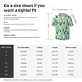 thumbnail image 5 of Gukieu Cactus Plants Print Men's Short-sleeved Shirts, Button-down Pocket Shirts, T-shirts, Beach Vacation Travel Summer Clothing-XX-Large, 5 of 5