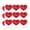 Opaque, variant on Harley Quinn Cute Chibi Character Heart Shaped Planner Calendar Scrapbook Craft Stickers