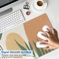 thumbnail image 4 of Long Mouse Pads for Desk,Orange Boho Geometric and Plant Pattern Desk Mats on Top Of Desks, Desk Mouse Pad Extra Large with 3mm Non-Slip Base and Stitched Edge for Gaming,Office,Work,Home 31.5"x11.8", 4 of 6