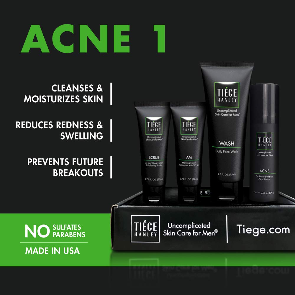 Tiege Hanley Mens Acne System Level 1 Uncomplicated Skin Care For Men