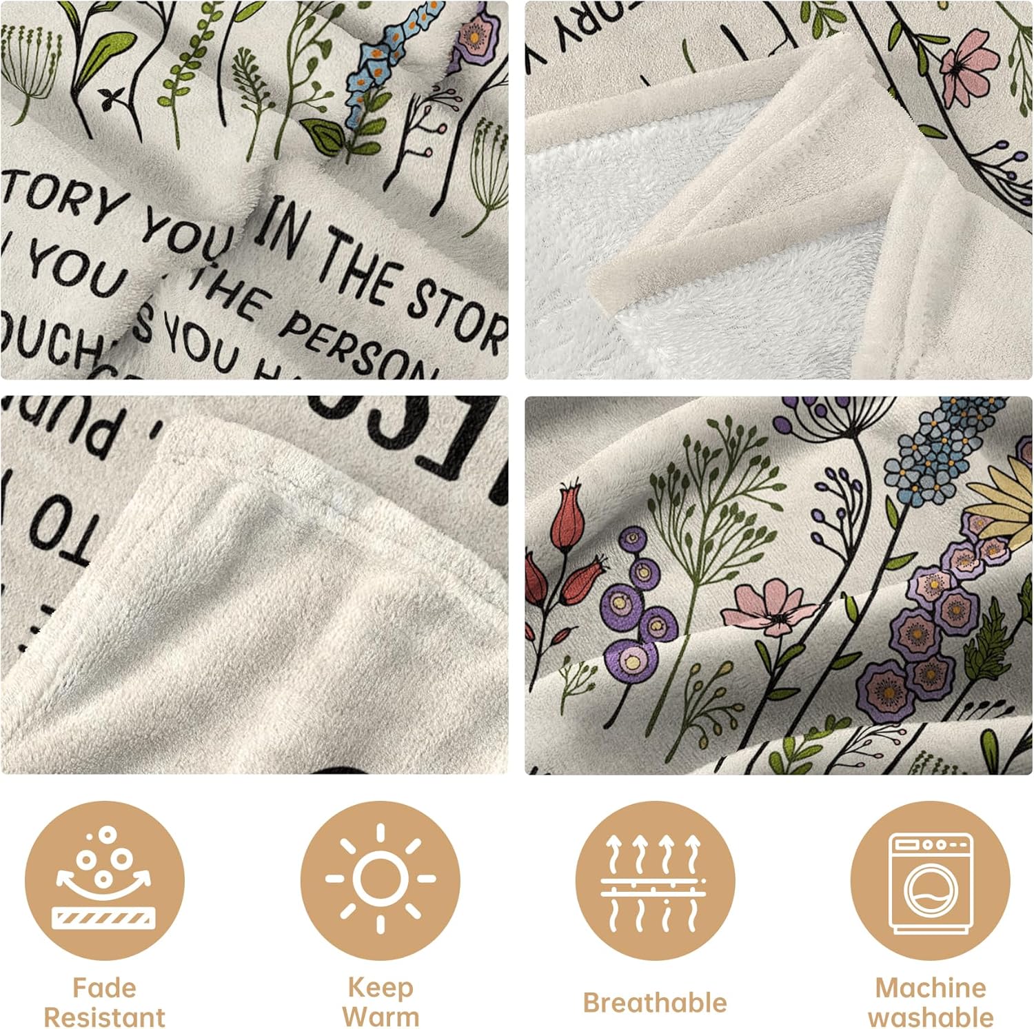 50th Birthday Gifts for Her, Him, Chapter 50 Birthday Blanket, 50 Year Old Bday Gifts for Women Friend, Sister, Mom, 1975, 50th Birthday Decorations, Turning 50 Throw Blankets