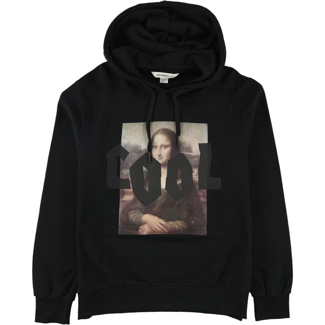 Elevenparis Hombre Cool Hoodie Sudadera negra S