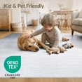 thumbnail image 4 of ODIKA 8'x10' Washable Area Rug Large Bound Heathered Marled Speckle Gradient Contemporary for Living Room, Under Sectional, Family , Durable, Non-Slip, 4 of 7
