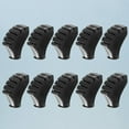 thumbnail image 6 of PTOOTP 10Pcs Trekking Pole Replacement Tips Rubber Protectors for Stability and Traction Improvement Black 2.2x0.7in, 6 of 8
