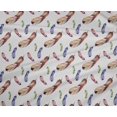 thumbnail image 4 of oneOone Polyester Lycra White Fabric Feather Feather Craft Project Decor Fabric Print By The Yards 56 -Inch Wide, 4 of 4