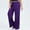Purple, variant on Elvqul Pants for Women Yoga Sweatpants with Pockets Solid Classic Baggy Womens Bottoms Plus Size