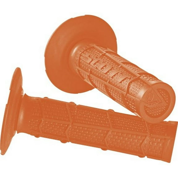 Scott Sports 233925-0036 Orange Radial Full Waffle Motorcycle Grips