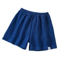 thumbnail image 6 of Splozh Cotton Shorts Toddler Shorts Summer Solid Color Soccer Basketball Sports Casual Shorts Blue,7-8 Years, 6 of 6