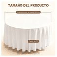 thumbnail image 3 of Mantel Redondo, Diámetro 2,9 Metros Blanco, 3 of 5