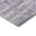 thumbnail image 3 of Addison Rugs Mayfield Premium Machine Washable Transitional Stripes Lavender Rectangle Rug, 5' x 7'6", 3 of 7