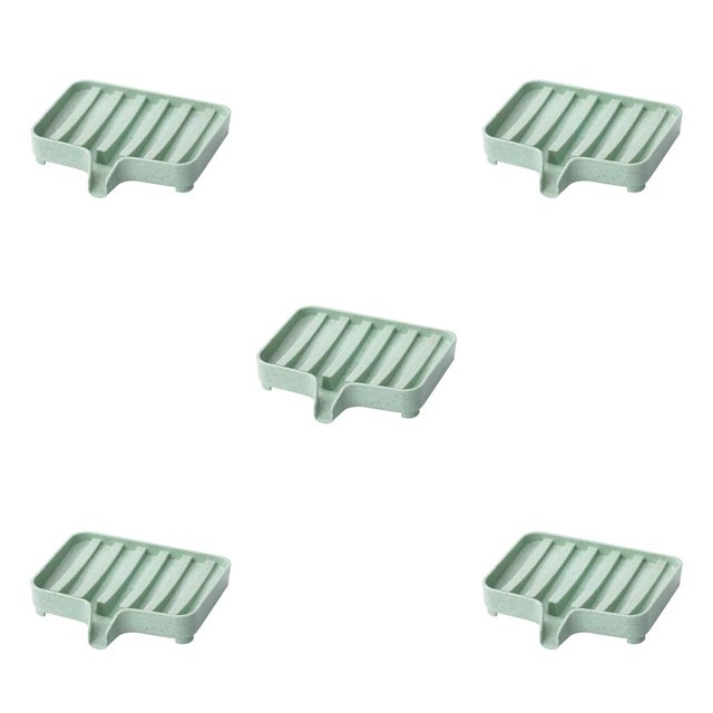 Yuarrent Caja de almacenamiento de espuma de baño, soporte de bandeja para jabonera de drenaje de esponja PP, ahorro de espacio, estante de Type3 NO3