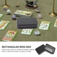 thumbnail image 3 of FRCOLOR Card Decks Box 6pcs Card Decks Tinplate Box Cards Storage Box Cards Game Cards Organizer,4.37"X2.87"X0.98", 3 of 5