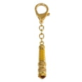 thumbnail image 1 of Feng Shui Yellow Jambala Mantra Wand Keychain Amulet, 1 of 1