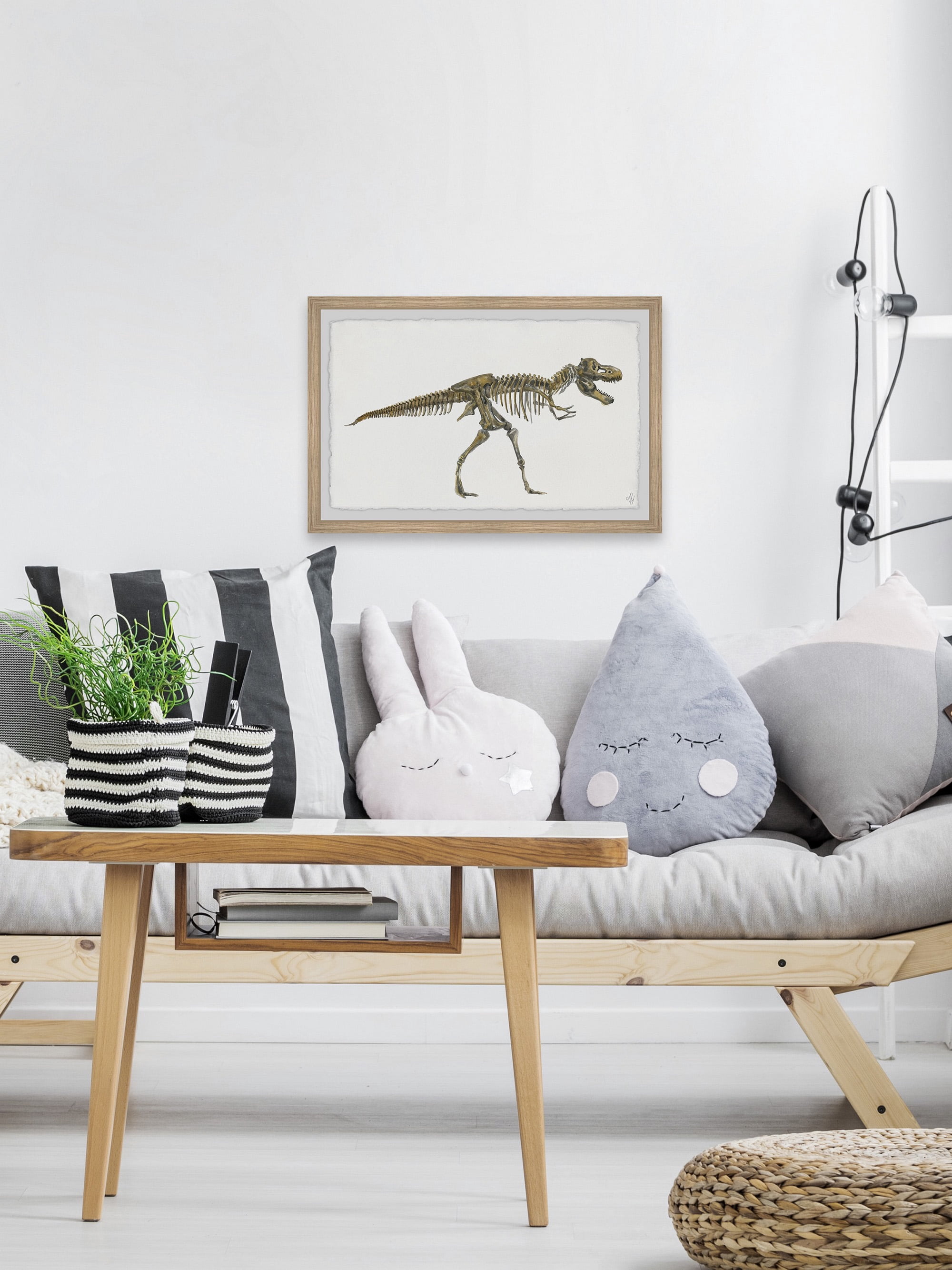 Marmont Hill Tyrannosaurus Skeleton Framed Wall Art