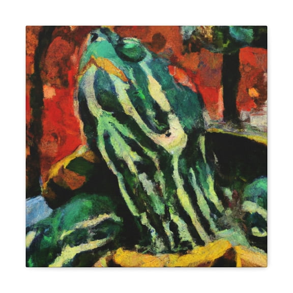Turtle in Expressionism - Canvas