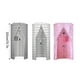 thumbnail image 3 of Cortina de ducha de baño Inteprter de poliéster rosa impermeable y resistente al moho, 3 of 6