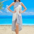 thumbnail image 4 of Womens Beach Sarong Swimsuit Coverups Sheer Bikini Wraps for Swimwear Summer Bathing Suit Cover Up, 4 of 7