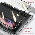 thumbnail image 3 of Magnetic Privacy Case Compatible Samsung Galaxy Z Fold 4 Double Sided Tempered Glass Screen Protector, 3 of 3