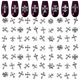 thumbnail image 1 of Adornos para uñas ZOKLU cruz 100 piezas de metal y acrílico para nail art, 1 of 9