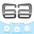 thumbnail image 3 of Uxcell G Hook Webbing Slide Buckles, Metal G Hooks Webbing Buckles Clips Adjustable Buckle for Backpack Luggage Straps Grey 25mm, 3 of 7