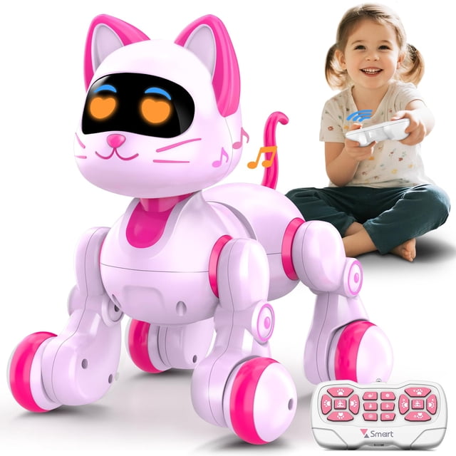 Juguetes interactivos Robot Cat Nicmore para niñas de 3 a 8 años