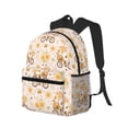 thumbnail image 2 of Daiia Cute Bee Gnome1 School Backpack for Men Women, Unisex Large Waterproof Bookbag Schoolbag Casual Daypack for High School/College/Teens/Travel/Work Black, 2 of 8