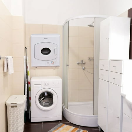 Electric Tumble Compact Laundry Dryer Stainless Steel Wall Mounted