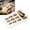 Bright Mirror LG01, variant on BIMZUC 24pcs Coffin Fake Nails Detachable Iridescent Phantom Color Press on Nails 0.55 oz / 15.6 g