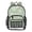 Small White Daisy Pattern, variant on PVC Transparent Backpacks Clear Backpack for Travel and Outings Small Green Rose Pattern
