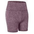 thumbnail image 5 of Endives Women's Yoga Short Leopard Print Biker Shorts High Waist Yoga Workout Running Gym Short, 5 of 5