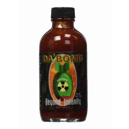 Da Bomb Beyond Insanity Hot Sauce, 4oz Bottle