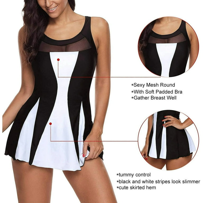 Zando Modest Tankini Full Coverage Bathing Suits for Women Zando Modest Tankini Full Coverage Bathing Suits for Women