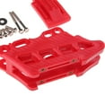 thumbnail image 3 of Protector de guía de cadena trasero rojo para KDX200 1989-2006/KDX220R 1997-2005 Zulema Guía de cadena trasera de motocicleta, 3 of 7