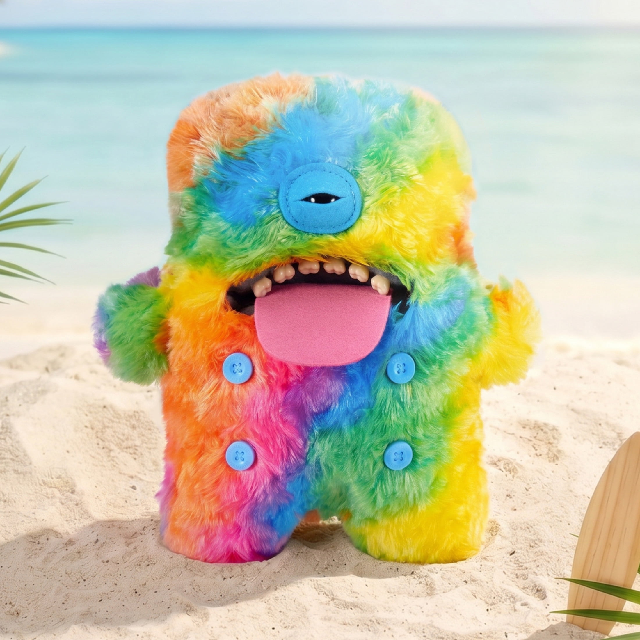 Fuggler Nipple Fuggs 9 Inch Plush Collectible Toy (Oogah Boogah) by ZURU Featuring Funny Ugly Monster Design with Ridiculous Details, Bold Expressions, and Signature Chaos for Fans and Collectors