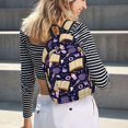 thumbnail image 7 of Balery Lavender Flowers Vintage Canvas Backpack for Men and Women - Large Capacity, Durable Travel Laptop Bag for School, Work, Hiking, and Outdoor Activities, 7 of 7