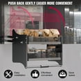 thumbnail image 4 of golytefs Double Layer Pull-down Elevator Pull Down Shelf Shelf Organizer for Tall Kitchen, 4 of 9