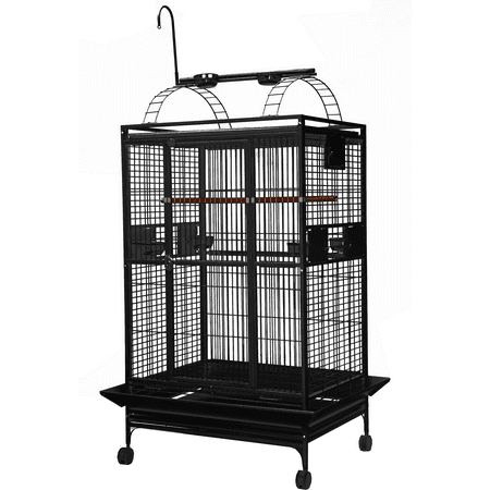UPC: 0644472450033 | A and E Cage Co. Lovington Playtop Cage-Black
