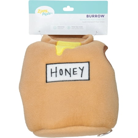UPC: 0818786019587 | ZippyPaws Zippy Burrow Interactive Dog Toys – Hide and Seek Dog Toys and Puppy Toys  Colorful Squeaky Dog Toys  and Plush Dog Puzzles  Honey Pot