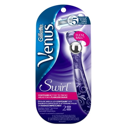 Gillette Venus Swirl Flexiball Women's Razor - 1 handle + 2 refills