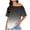 Black, variant on fatyb Women's off the Shoulder Tops Short Sleeve T Shirts Oversized Summer Loose Gradient Blouses