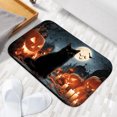 thumbnail image 6 of 1pc Halloween Scene with Black Absorbent Non-Slip Bathroom Thickened Flannel Rug Decor,Soft,Quick Drying,Suitable For Indoor/outdoor Use,Bathrooms,Bedrooms,Kitchens,Terrace,Laundry Rooms,16"x24", 6 of 9