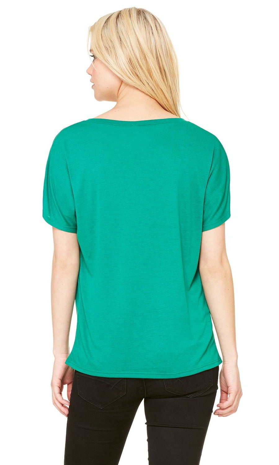 Women's Flowy Simple V-Neck T-Shirt