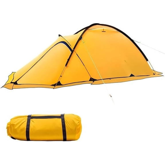 Waterproof 4 Season Camping Tent for 2 - Designed for Extreme Mountain Conditions