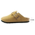 thumbnail image 2 of Lurnyet Women Slip On Suede Clogs with Buckle Closure Sandal, 2 of 7