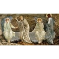 thumbnail image 2 of Burne-Jones, Sir Edward 18x12 Gold Ornate Wood Framed with Double Matting Museum Art Print Titled - The Morning of the Resurrection, 2 of 4