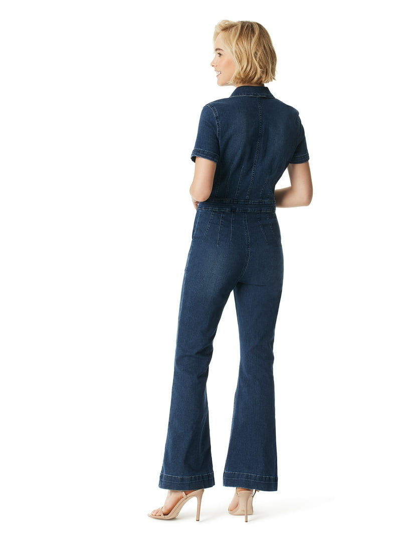 Jessica Simpson Women's Denim Jumpsuit - Walmart.com