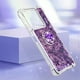 thumbnail image 4 of Funda para Xiaomi Redmi Note 13 5G con Brillo Líquido Flotante, Purpurina, Parachoques y Anillo Giratorio Soporte, 4 of 5